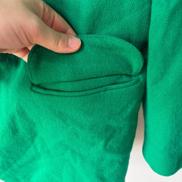 Vintage Alfred Dunner Women’s Wool Blazer Green Size 16 - Picture 9 of 15